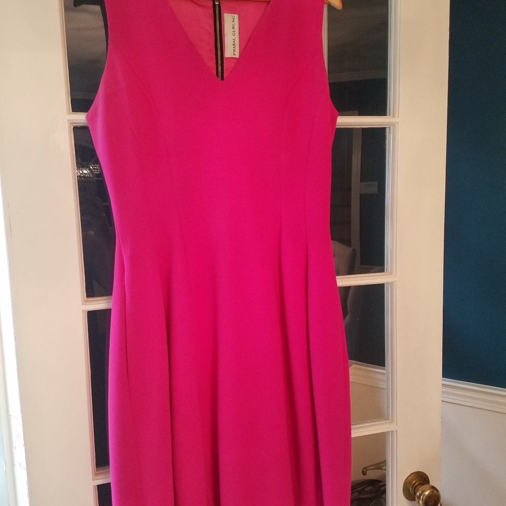EUC Pink wool Prabal Gurung dress, size 10